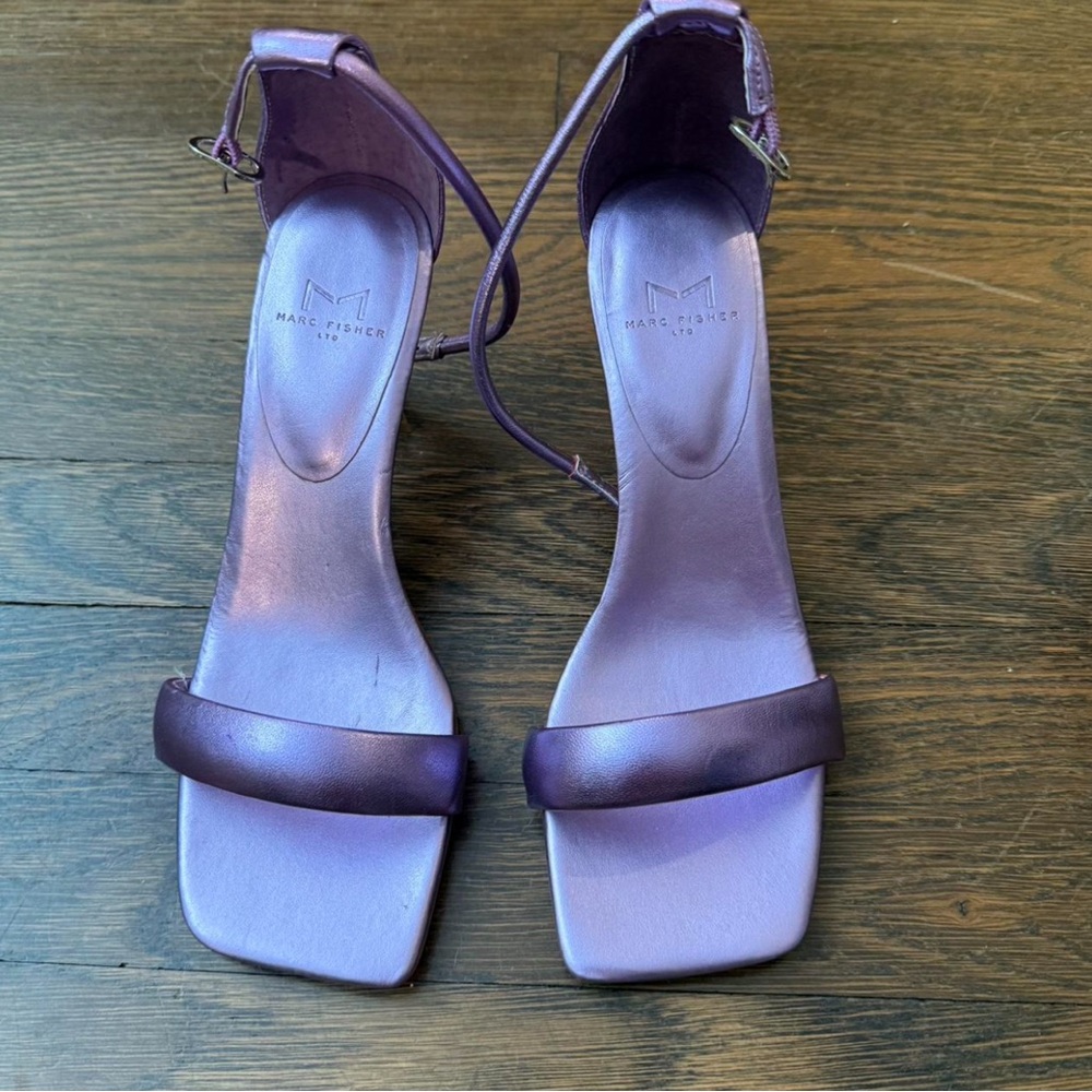 Marc Fisher Lavender Heeled Sandals